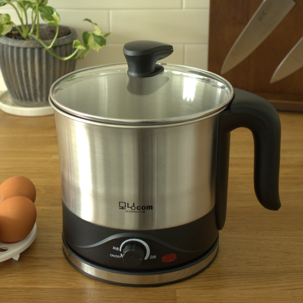 여행용 전기 라면포트 휴대용 멀티쿠커 라면끓이는기계 1.5L