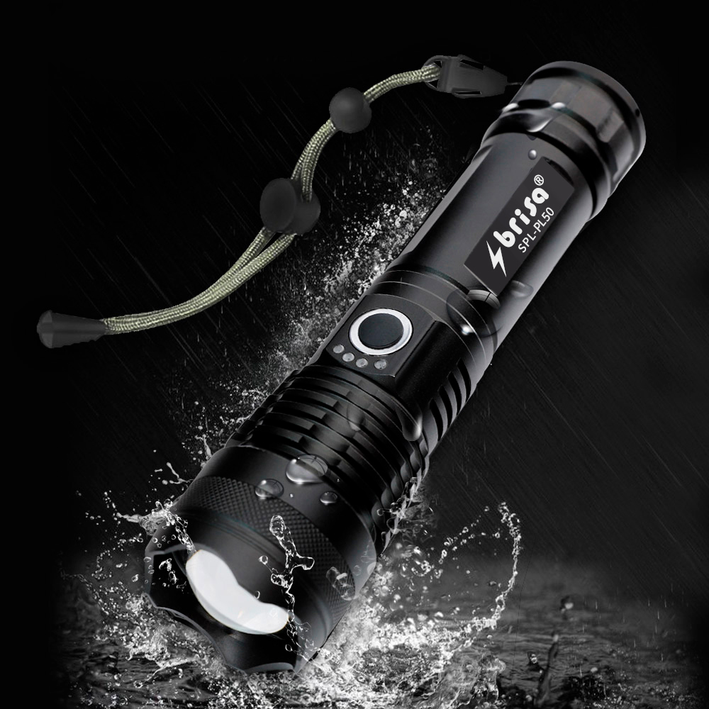 브리사 LED 후레쉬 랜턴 충전식 손전등 써치라이트 배터리세트 SPLPL50