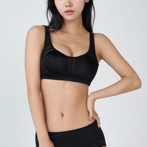 스포츠브라 (후크형) A컵 B컵 인견브라 입고 벗기 편한 노와이어 브라 착용 후기 | 사이즈/핏 총정리 - 상품 이미지 4