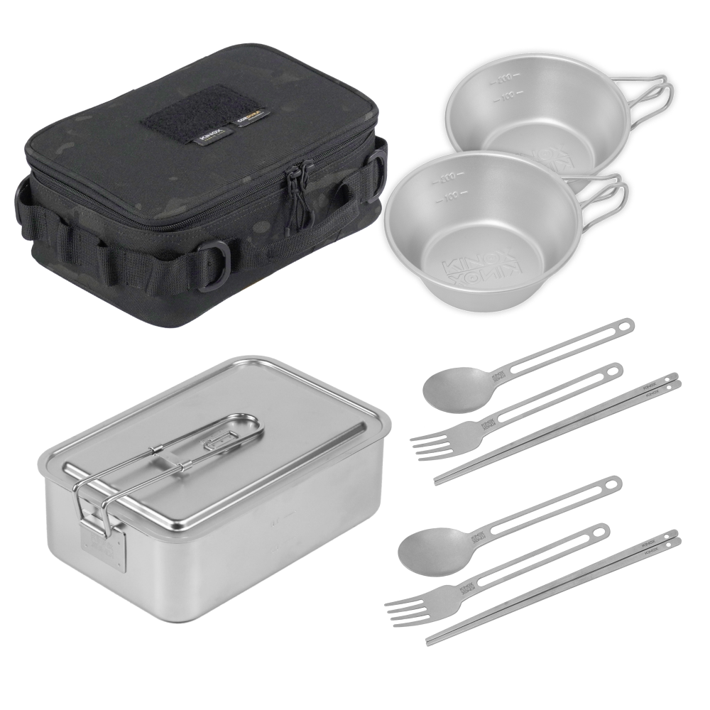 키녹스 캠핑반합 실속 패키지 시에라300 커트러리 블랙멀티카모 기어백 포함