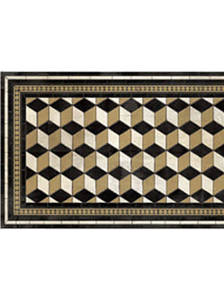 베이자플로우 PVC 러그 - 바우하우스 골드 180 x 260 cm