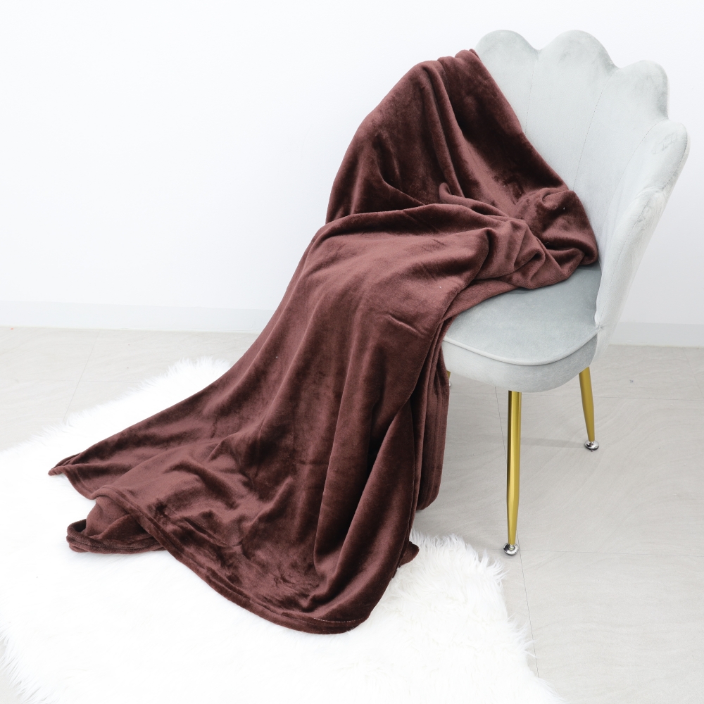 극세사 담요 150X200 캠핑 러그 얇은 이불 밍크 여름 대형 담요 무지 그레이