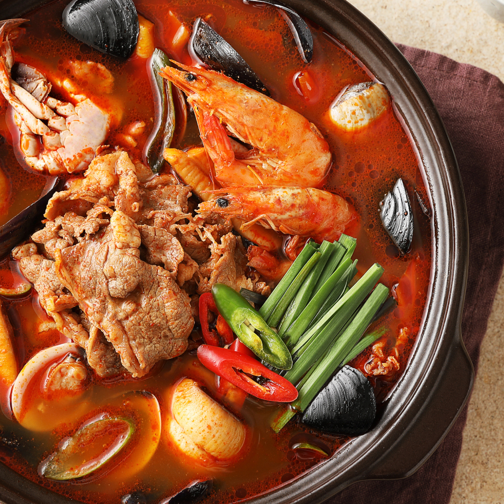 푸딩팩토리 고기듬뿍 우삼겹 짬뽕탕 450g 면제외 해물고기짬뽕 국물요리 소주안주 (면세) 이미지 6