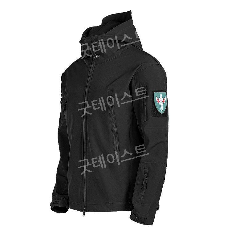 겨울 낚시복 방한복 바람막이 작업복 등산 카키 (탑+바지 벨트포함) S (60kg) - 상세 이미지 5