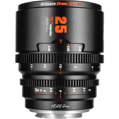 7장인 25mm T2.1 S35 대구경 시네마 렌즈 7artisans - 상세 이미지 2