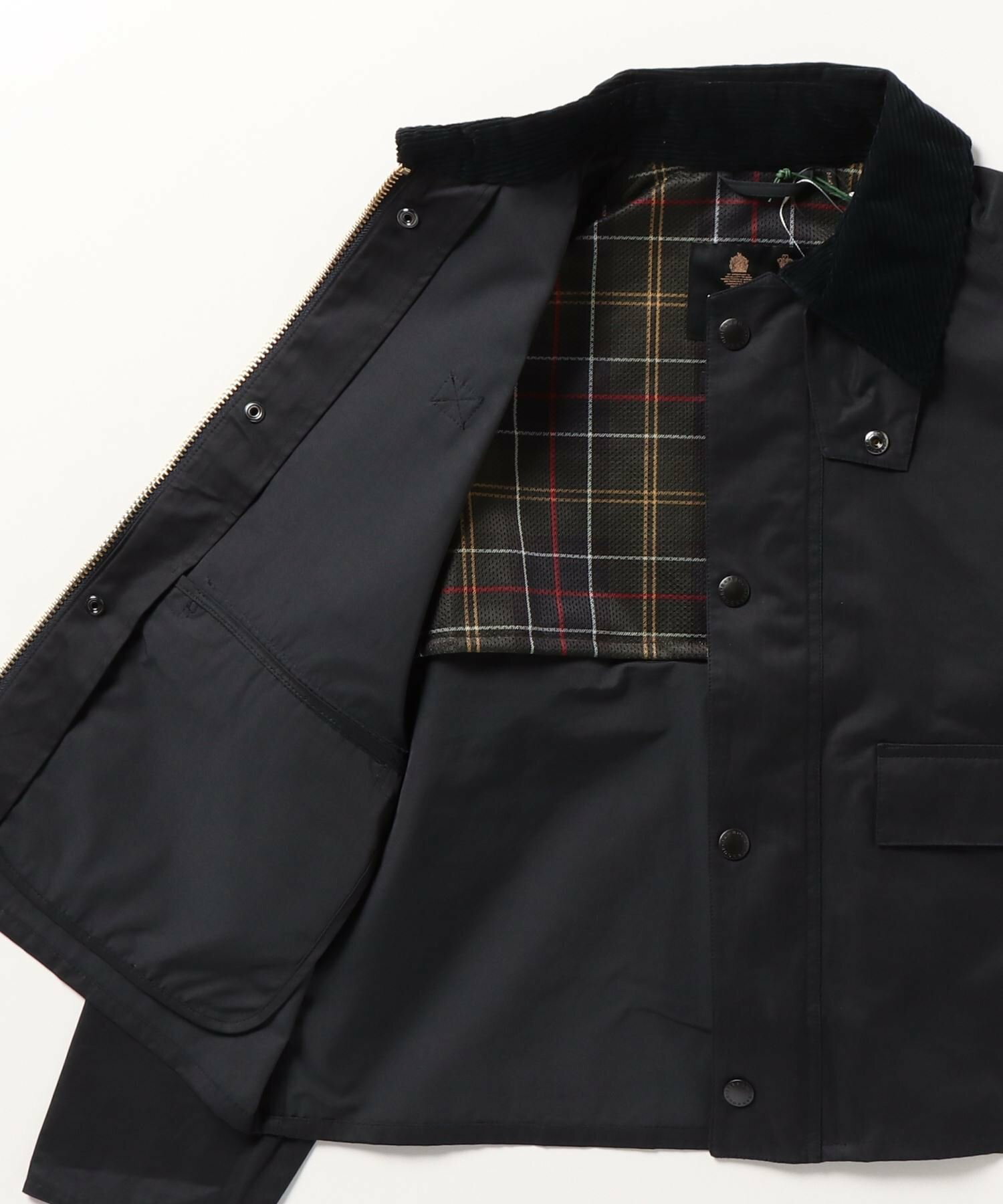 바버 Barbour x 빔즈 스페이 캐주얼 논왁스 재킷 남성 자켓 2컬러 - 상세 이미지 3