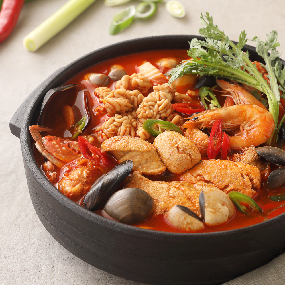 푸딩팩토리 알짬뽕탕 700g 면제외 해물알탕 전골 국물요리 소주안주 (면세) - 상세 이미지 2