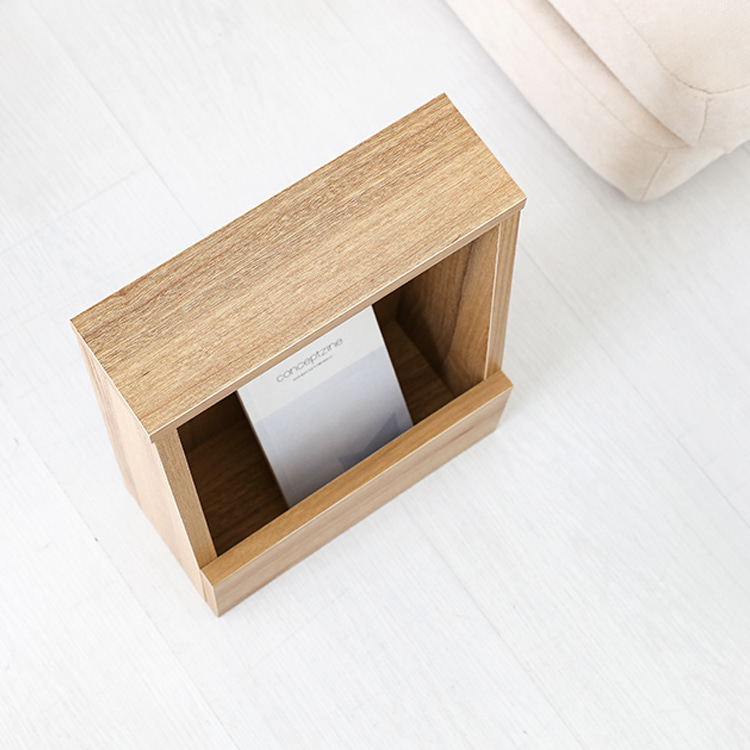폴라보 미니수납선반 KRM3225 250x120x320mm, 1단, 캄포어베니어 1154.6722 - 상세 이미지 4