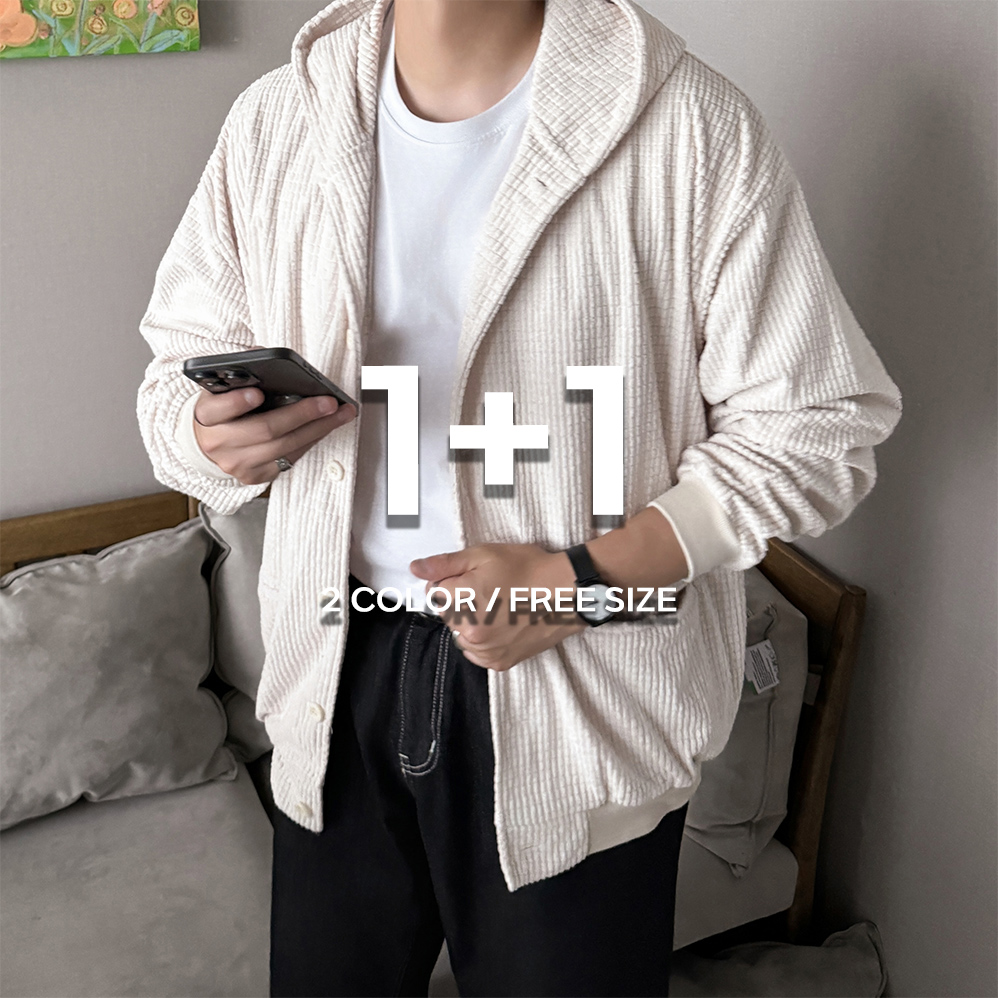 1+1 코듀로이자켓 골덴자켓 - 상품 이미지