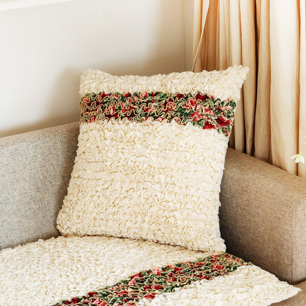 마벨로제 마샬 사각 침대 쿠션커버 쇼파 쿠션 50x50