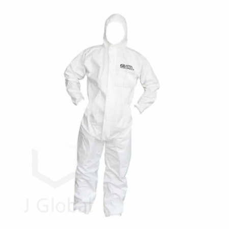 일회용작업복 2XL 흰색 일회용비닐가운 원피스작업복 원피스방진복