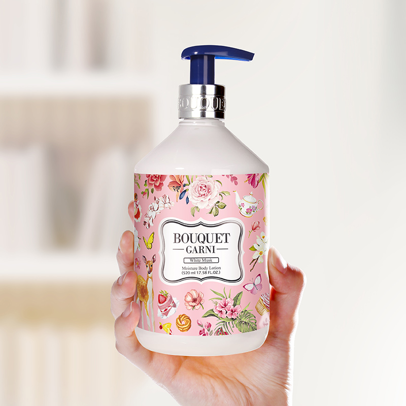 [2개] 부케가르니 바디로션 520ml 향기좋은 보습제 화이트머스크 향 8종 교차가능