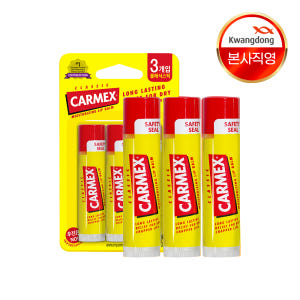 [4.25g X 3개입] 카멕스 립밤 클래식 스틱 투명, 12g 솔직 후기 | 피부 타입별 분석 - 상품 이미지 1