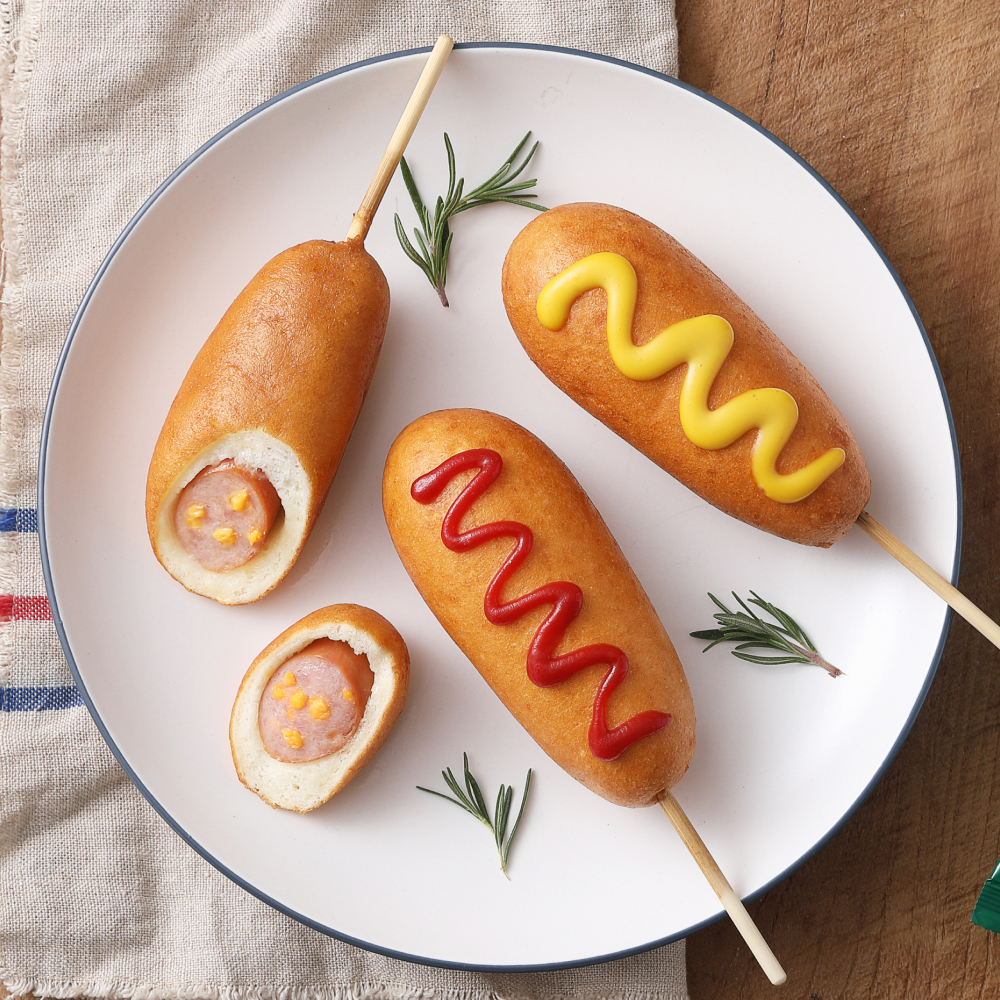 싱글팩토리 육즙팡팡 찹쌀치즈 빅핫도그 130g 어린이간식 치즈소시지 핫도그 - 상세 이미지 5