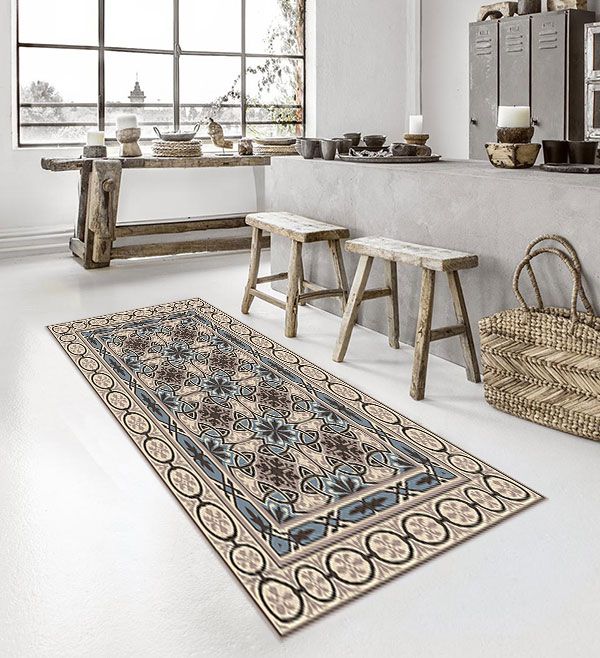 베이자플로우 PVC 러그 - 세실리아 파우더 Cecilia Powder 120 x 195 cm