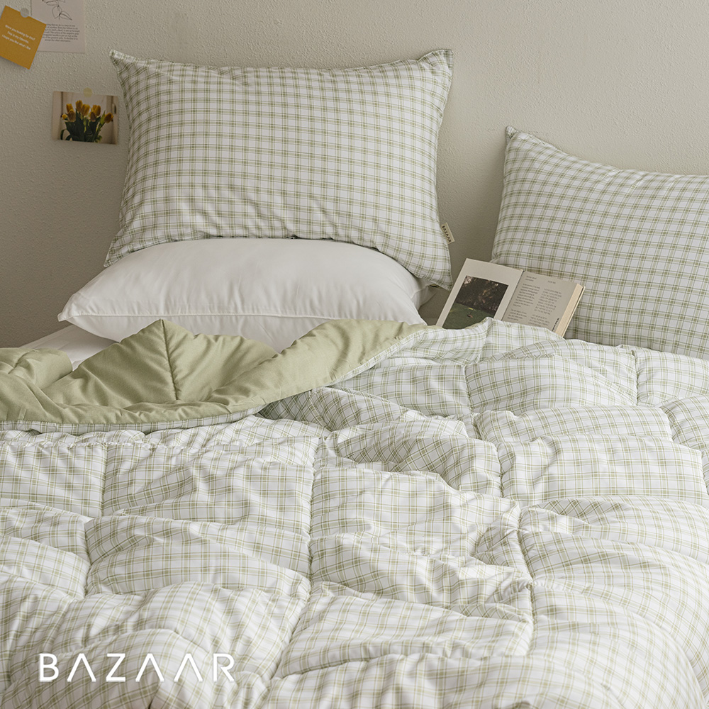 NEW 모노체크 먼지없는 사계절 차렵이불 패드세트 SS