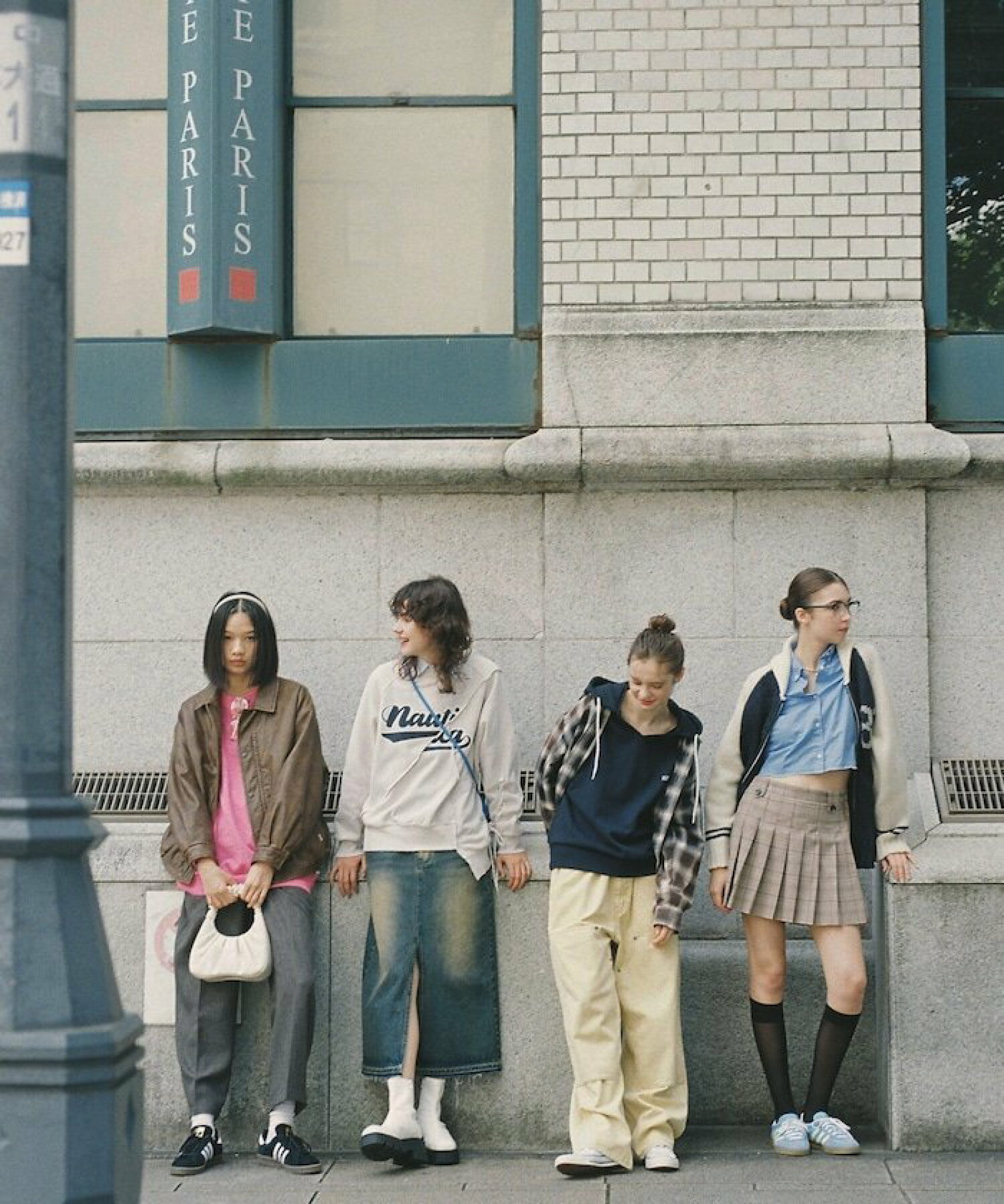 노티카 NAUTICA 데미지 옴브레 오버 사이즈 체크 셔츠 2컬러 - 상세 이미지 3