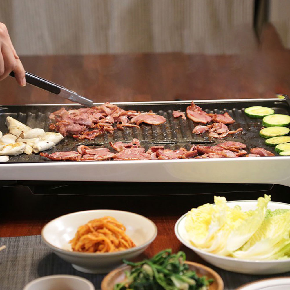 국산 해마루 대형 전기그릴 분리형 전기고기불판 구이팬 후라이팬