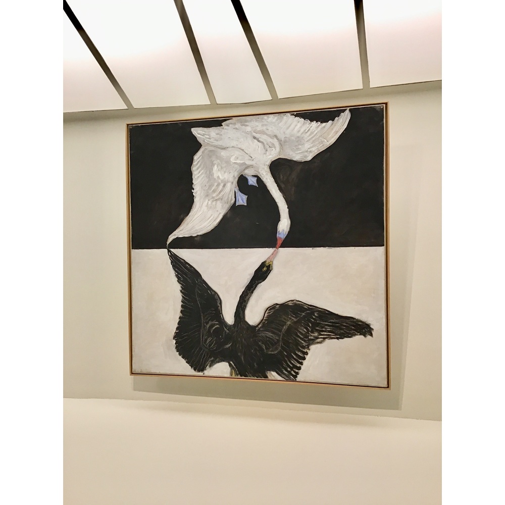 스웨덴 화가 Hilma af Klint 백조 인테리어 액자 - 상세 이미지 3