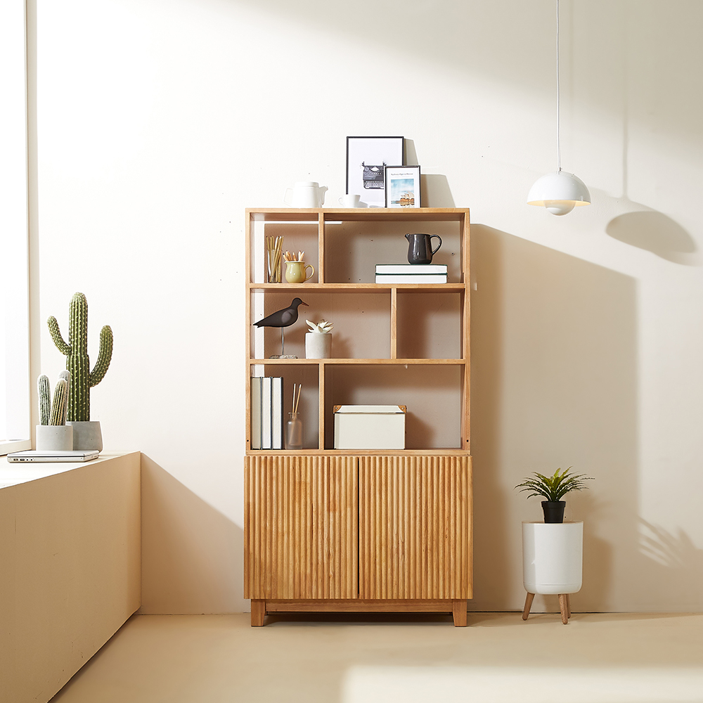 [무료배송] 모노 템바보드 원목 높은 TV 거실장 1400 티비다이