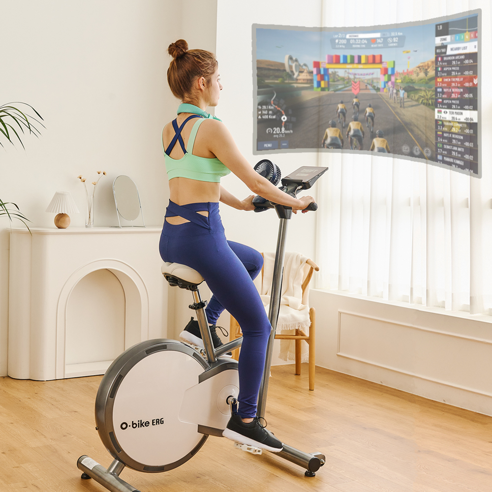 (국내생산) O BIKE ERG 즈위프트 MyWhoosh 연동 싸이클 오바이크 + 야핏1개월 이용권 - 상품 이미지