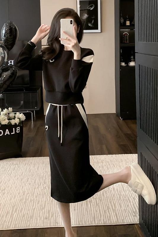행사 수입의류 이부진패션 하객룩 블랙 품위 셋업 올드머니 셋업 이미지 6