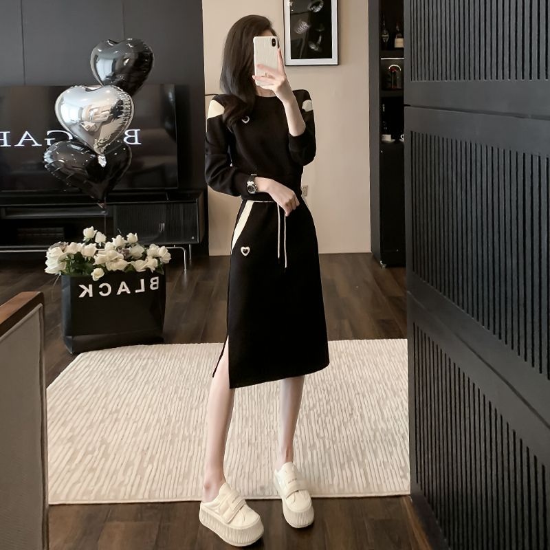 행사 수입의류 이부진패션 하객룩 블랙 품위 셋업 올드머니 셋업 - 상세 이미지 3