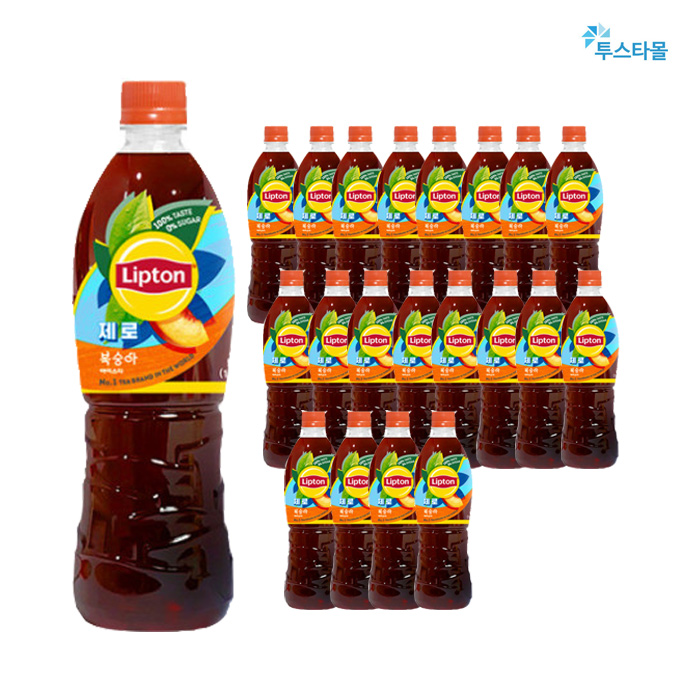 제로 아이스티 복숭아맛 아이스티 롯데 립톤 아이스티 500ml 아이스티 20개 세트