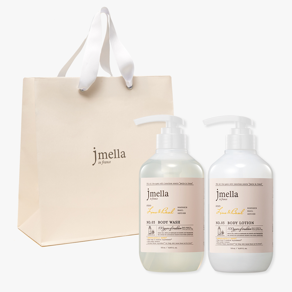 제이멜라 페이보릿 바디케어 2종 세트 (바디워시 500ml +바디로션 500ml) - 상품 이미지