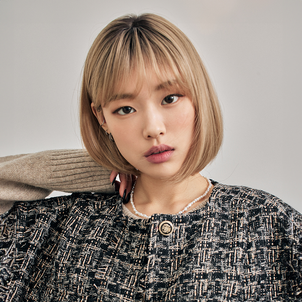 살롱컬러 금발 빨간색 통가발 내추럴 C컬단발 소냐 - 상세 이미지 5