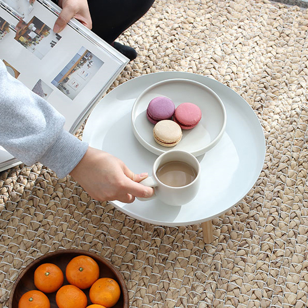 원형 미니 티 테이블 작은 소형 화분 테이블 찻상