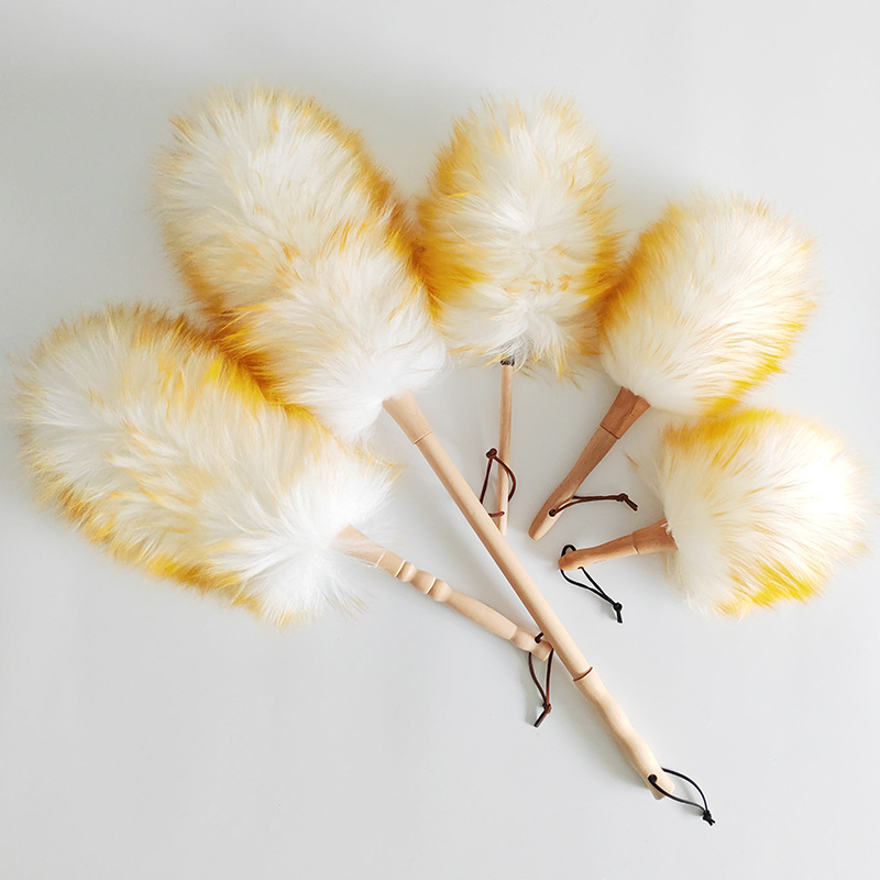 필굿리빙 먼지 청소 먼지떨이개 총채 양모 먼지털이개