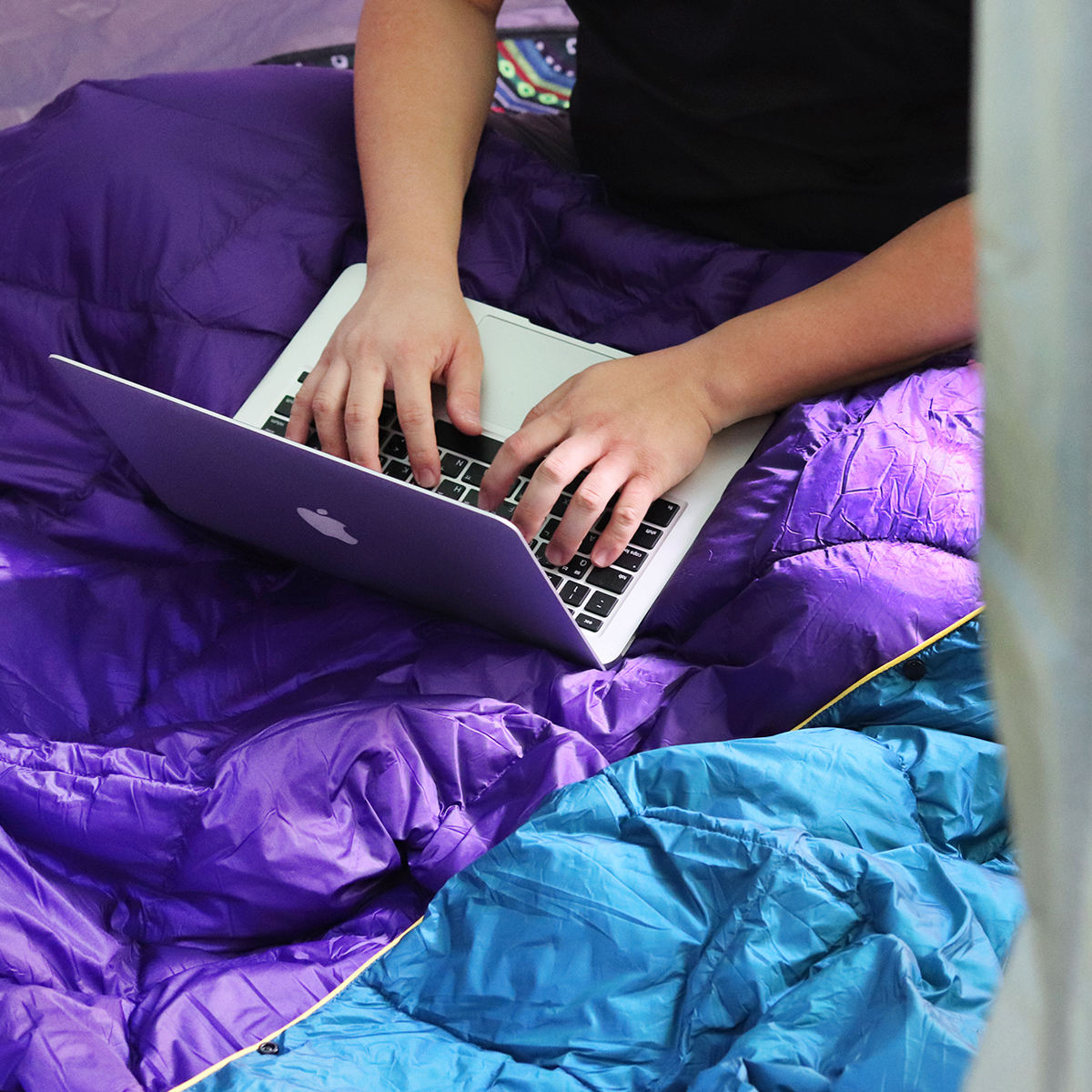 덕다운 캠핑 블랭킷 패딩담요 이불 백패킹 차박 초경량 사계절 다용도 침낭 대용