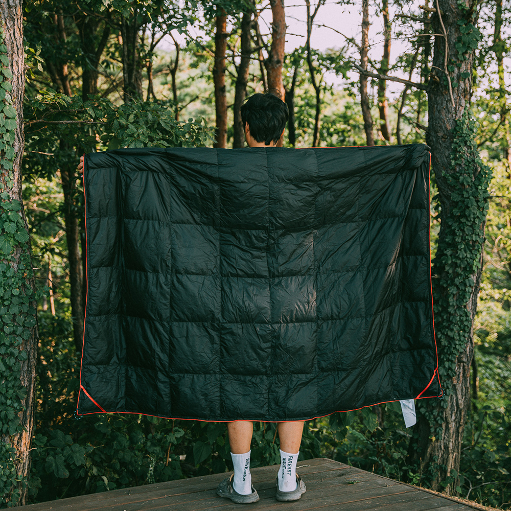 덕다운 캠핑 블랭킷 패딩담요 이불 백패킹 차박 초경량 사계절 다용도 침낭 대용