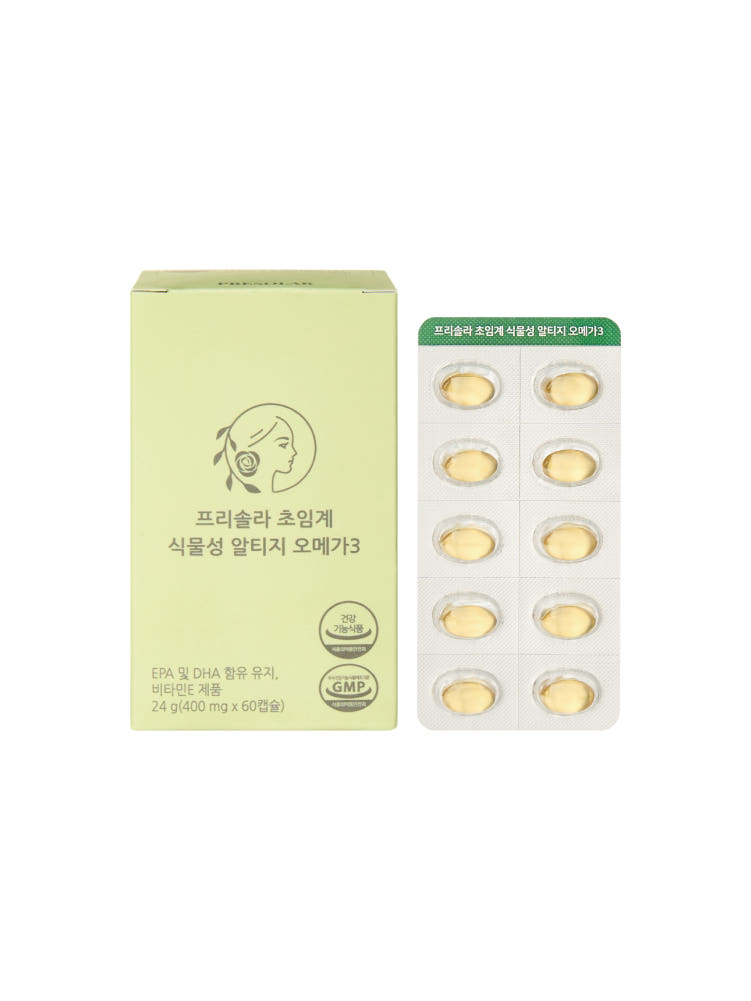 프리솔라 프리솔라 초임계 식물성 알티지(rTG) 오메가3 순도 85% 임산부 DHA