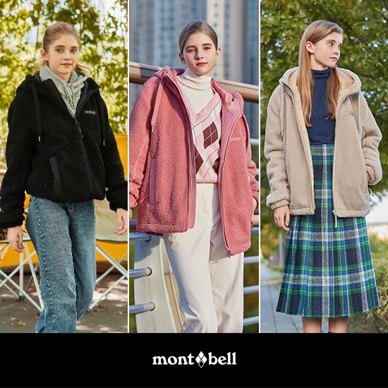 몽벨 여성 노벨티 플리스 패딩_MW3GAWJF20