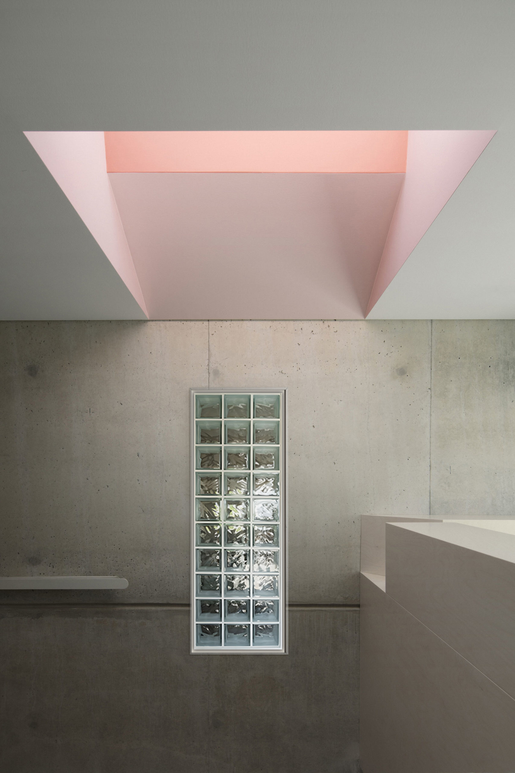 대형 유리블럭 포스터 세로 인테리어 거실 모던 디자인 액자 Glass Block - 상세 이미지 4