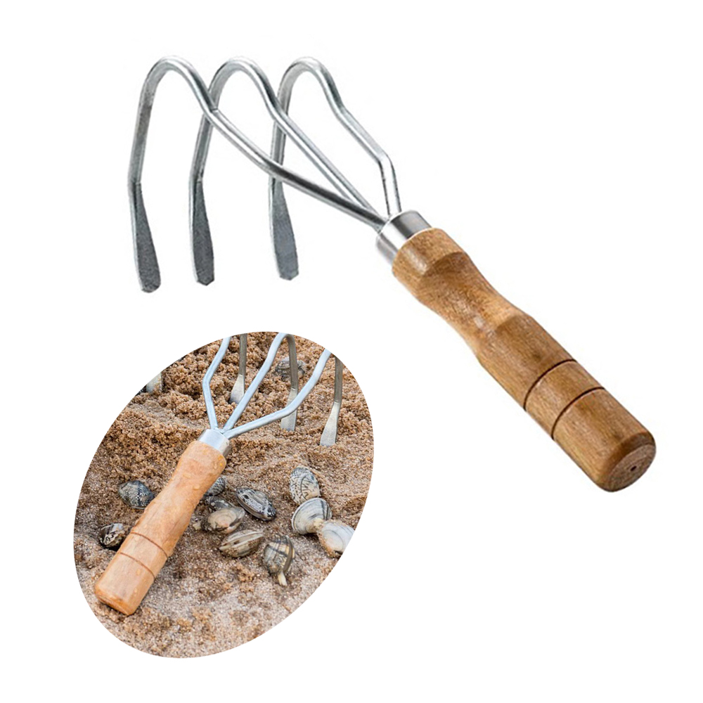 조개 다용도 갈퀴 세발 바지락 갯벌 체험도구 삽 호미 잡이 약초 캐기 해루질 텃밭 갈쿠리 갈고리