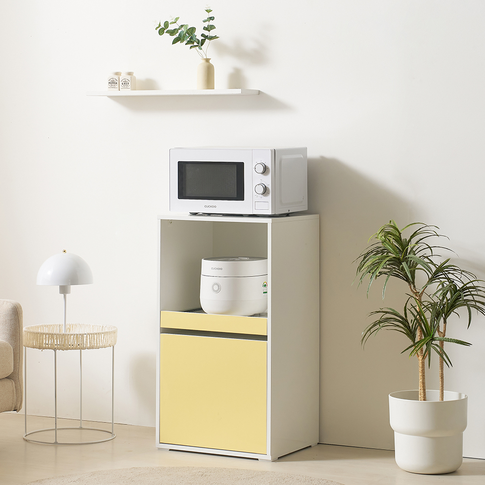 에어프라이어 밥솥 선반 밥통 주방 수납장 뉴모닝 렌지대