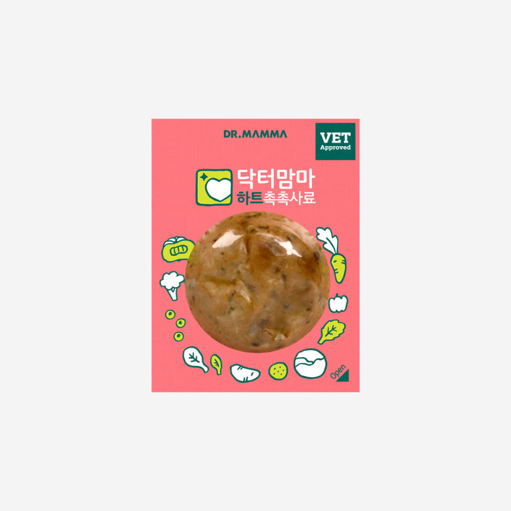 닥터맘마 강아지 반려견 화식 사료 수분 촉촉사료 심장 700g - 상세 이미지 2
