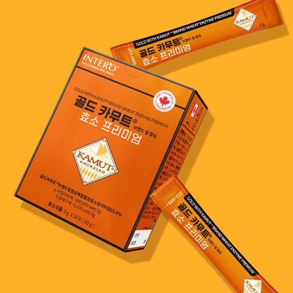 인테로 골드 카무트 효소 프리미엄 30포, 3개 - 상세 이미지 5
