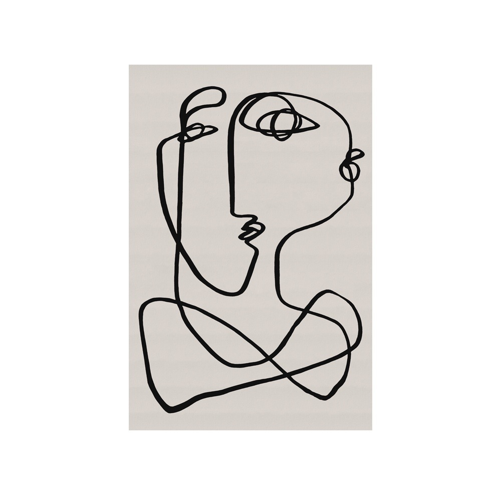 흑백 인테리어 액자 그림 이어그리기 분위기있는 샵 - 상세 이미지 2