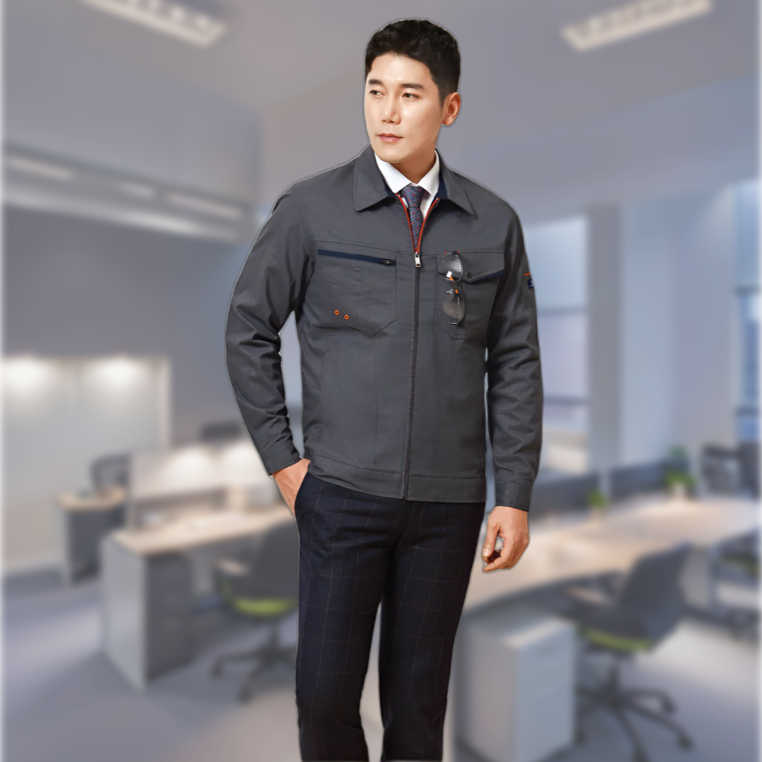 티뷰크 TB-354 355 춘추 작업복 자켓 회사 근무복 단체 히팅 엠보 TR 점퍼 - 상세 이미지 2