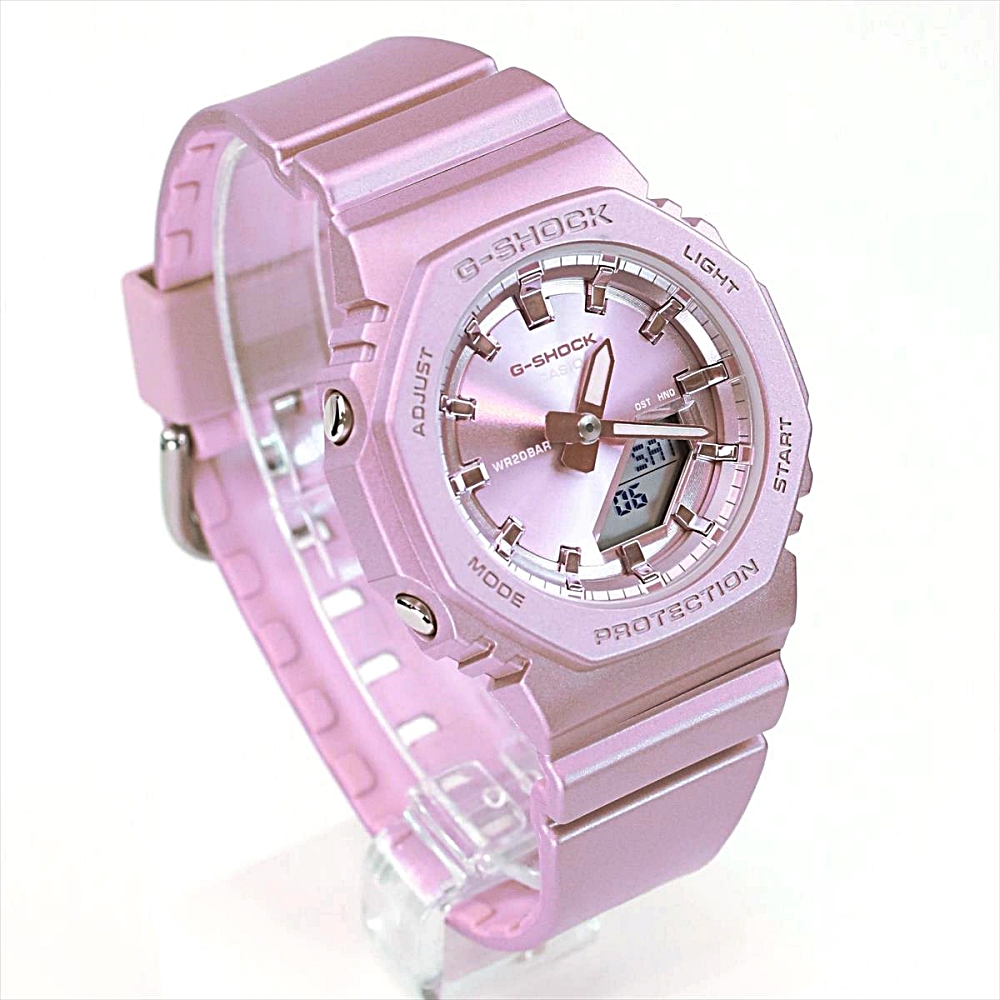 카시오 CASIO 지샥 실크 모델 캐주얼 손목 시계 GMA-P2100ST-9AJF 핑크 - 상세 이미지 5