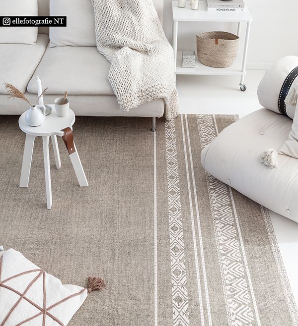 베이자플로우 PVC 러그 - 아프리카 내츄럴 140 x 220 cm