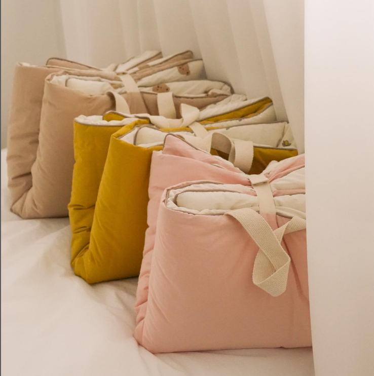 마롤로뜨 어린이집 낮잠이불 유아 아기 여름 사계절 프린팅 낮잠패드 초코베어