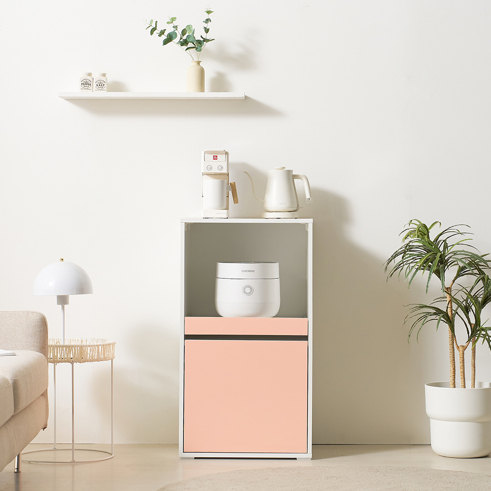 에어프라이어 밥솥 선반 밥통 주방 수납장 뉴모닝 렌지대