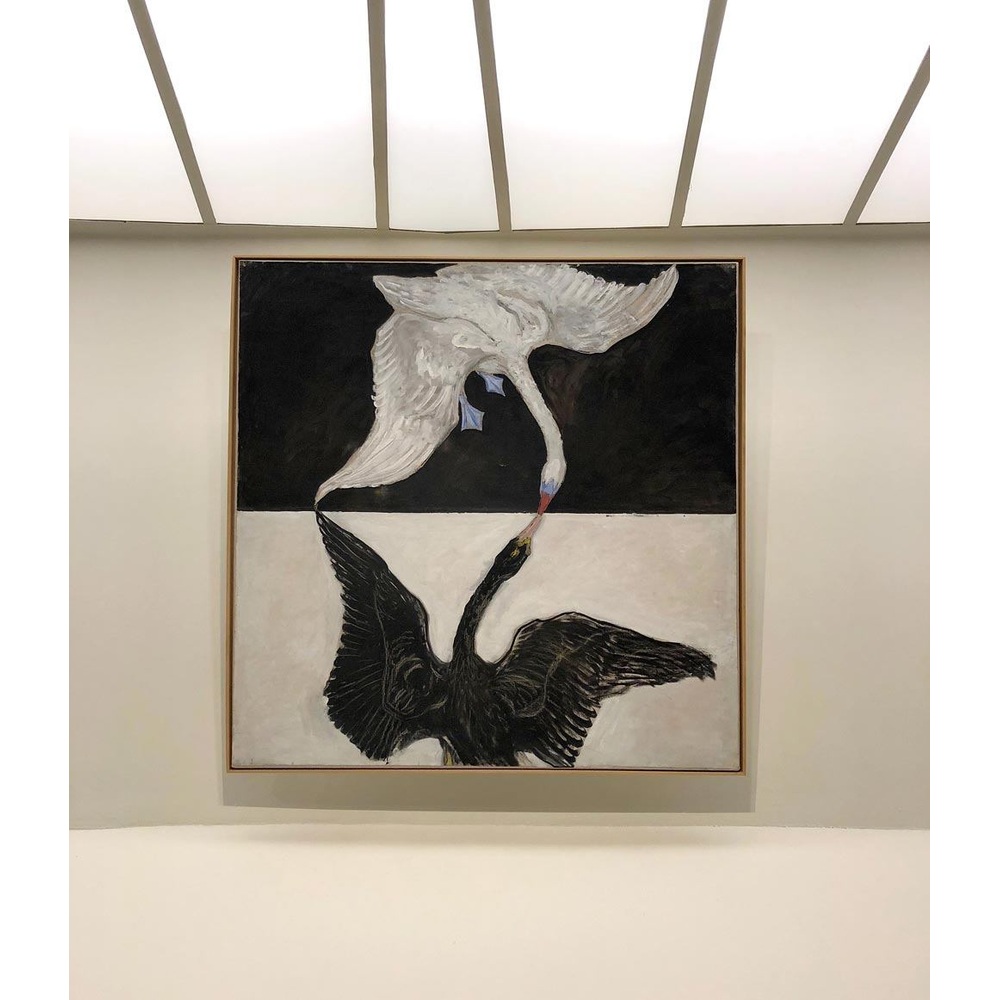 스웨덴 화가 Hilma af Klint 백조 인테리어 액자 - 상세 이미지 5