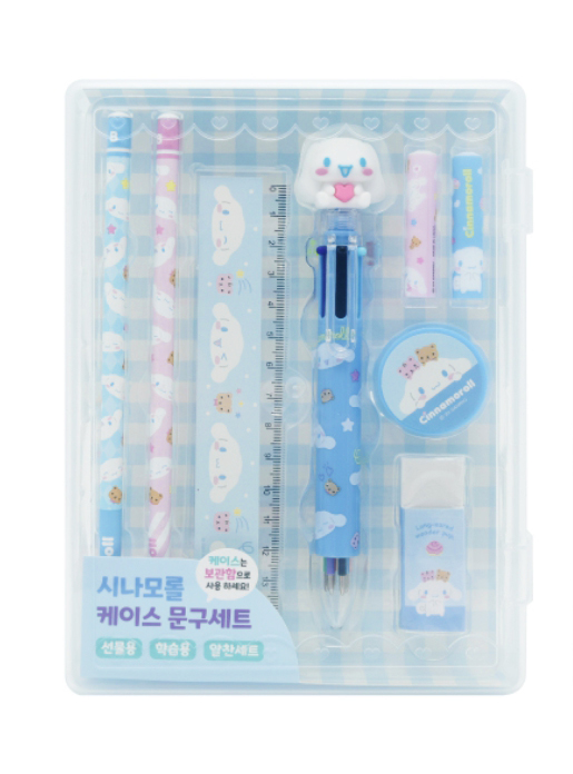 산리오 연필 세트 시나모롤 보호캡 연필깍이 초등 입학 졸업 선물 유치원 어린이집 답례품 - 상세 이미지 5