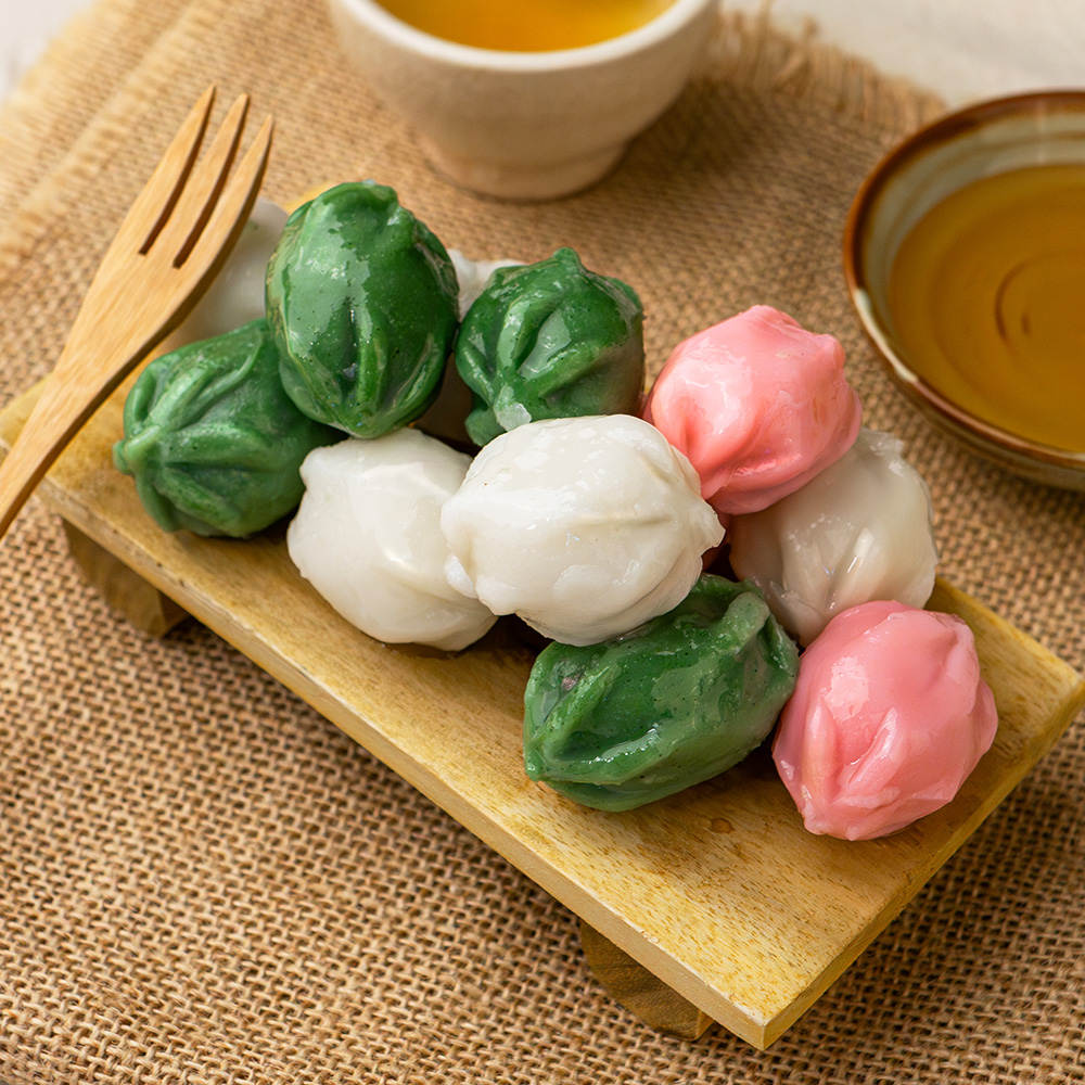 말랑하고 쫀득한 삼색 꿀떡 1kg+1kg 송편 식사대용 : 아침빛바다